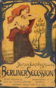 A berlini szecessziós kiállítás plakátja, c. 1900