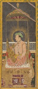 Jahangir császár posztumusz portréja egy baldachin alatt, c. 1650. alkotó: Unbekannt
