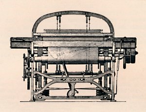 Power Loom elölnézet, 1836, 1904 alkotó: Unbekannt