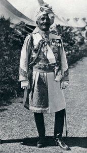Pratap Singh 1845-1922, a brit indiai hadsereg tisztje és maharadzsa, 1914 alkotó: Unbekannt