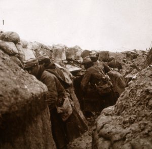 Támadásra készül, Arne, Észak-Franciaország, c1914-c1918 alkotó: Unbekannt