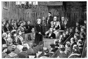 A város szabadságának bemutatása Gladstone úrnak, 1877 alkotó: Unbekannt