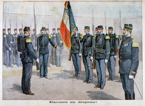 Kifogások bemutatása a zászlóhoz, Toulon, Franciaország, 1898 alkotó: Unbekannt