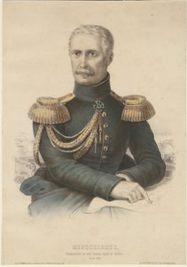Alekszandr Szergejevics Mensikov herceg 1787-1869, 1855 alkotó: Unbekannt