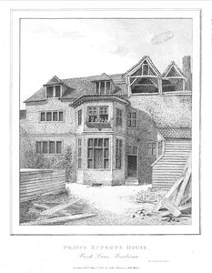 Prince Ruperts ház, Beech Lane, Barbican, 1800 alkotó: Unbekannt