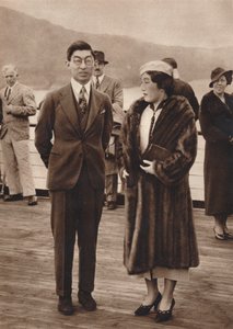 Chichibu herceg és hercegnő érkezése a Queen Mary-re, 1937. április 12. alkotó: Unbekannt