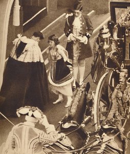 Erzsébet hercegnő irányítja a vonatot, 1937. május 12 alkotó: Unbekannt