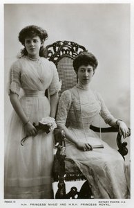Maud hercegnő és a királyi hercegnő, c1907-c1910 alkotó: Unbekannt