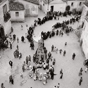 Flagellants körmenet, Albano di Lucania, Potenza, Basilicata, Olaszország (f/w fotó) alkotó: Unbekannt