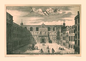 A London Guild Hall kilátása, 1755, 1886 alkotó: Unbekannt