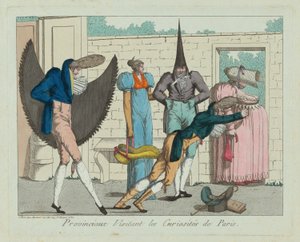Provinciálisok Párizs érdekességeit látogatva, c. 18 alkotó: Unbekannt