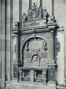 Murray prépost 1624. sírja a kápolna keleti végében, 1926 alkotó: Unbekannt
