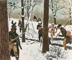 A porosz katonák megúszták a franciák bebörtönzését, 1807. január 1936. alkotó: Unbekannt