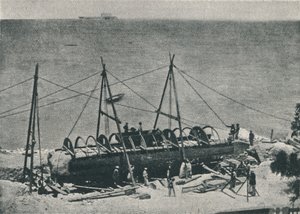 Burkolat felhelyezése, 1877, 1910 alkotó: Unbekannt