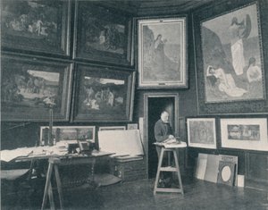 Puvis De Chavannes stúdiójában, 1897 alkotó: Unbekannt