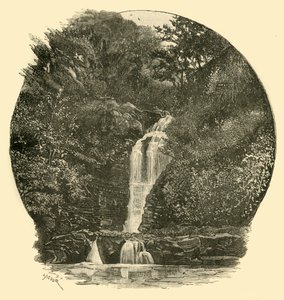 Pyrddin-vízesés, Vale of Neath, 1898. alkotó: Unbekannt