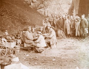 Quarry, Balleroy, Észak-Franciaország, c1914-c1918 alkotó: Unbekannt
