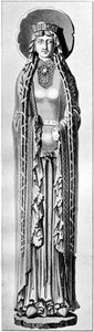 Clotilda királynő, 6. század, 1910 alkotó: Unbekannt