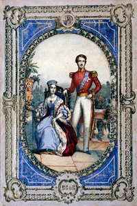 Viktória királynő és Albert herceg, 1840-es évek alkotó: Unbekannt