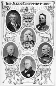 Viktória királynő főparancsnokai, 1901 alkotó: Unbekannt