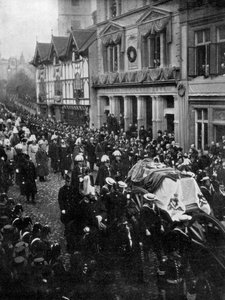Viktória királynő temetési menete, 1901 alkotó: Unbekannt
