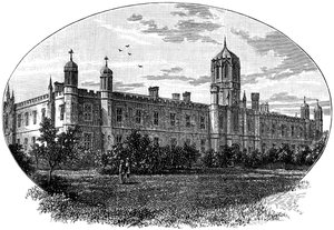 Queens College, Galway, 1900 alkotó: Unbekannt