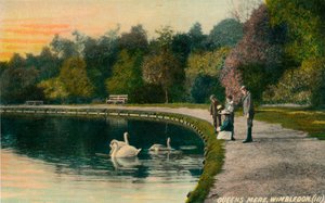 Queens Mere, Wimbledon, 1910 alkotó: Unbekannt