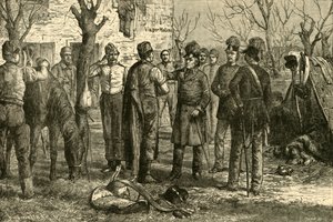 Radetsky a novarai győzelem után 1849, 1890. alkotó: Unbekannt