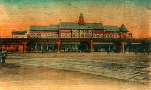 Vasútállomás, Yokohama, XX. század alkotó: Unbekannt
