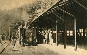 Pályaudvar, c1918-c1939. alkotó: Unbekannt