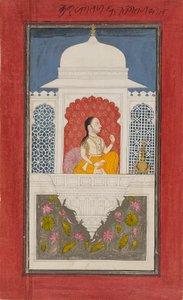 Raja Sagat Singh egy pavilonban, c1750 alkotó: Unbekannt