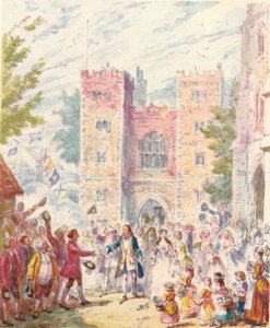 Randulph Crews házassága Hildával a Lambeth templomban, 1842, 1903. alkotó: Unbekannt