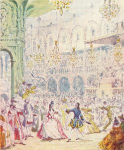 Randulph és Hilda táncol a Rotundában a Ranelagh Gardensben, 1842, 1903 alkotó: Unbekannt