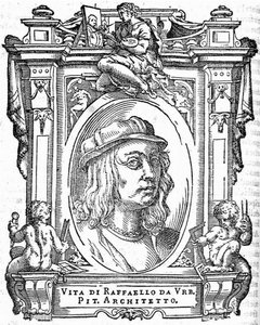 Raphael. Forrás: Giorgio Vasari, A legkiválóbb olasz festők, szobrászok és építészek élete, 1568 alkotó: Unbekannt