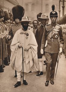 Ras Tafari, Etiópia hercege, Haile Selassie császár és York hercege, 1924 alkotó: Unbekannt