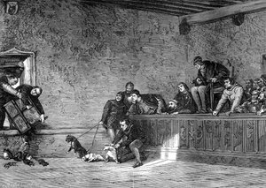 Patkányharc, XI. Lajos francia kikapcsolódás, 1461-1483 1882-1884 alkotó: Unbekannt