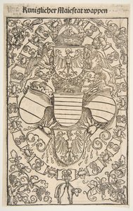 Recto: I. Maximilianus mint a rómaiak királyának címere, verso: Flórián címere ..., 1502. alkotó: Unbekannt