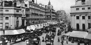 Regent Circus Oxford Circus, London, 1880-as évek, 1926-1927 alkotó: Unbekannt