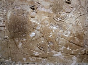 Dombormű Ramose sírjából, Luxor, Egyiptom, Kr. e. 14. század alkotó: Unbekannt