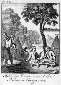A nisoviai tunguzok vallási szertartásai, 1748 alkotó: Unbekannt