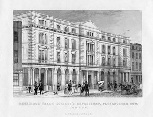 Religious Tract Societys Repository, Paternoster Row, London, 19. század alkotó: Unbekannt