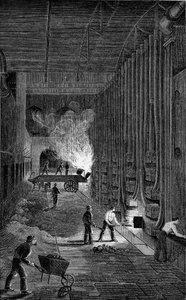 Retort House, Imperial Gasworks, Kings Road, London, 1876 alkotó: Unbekannt