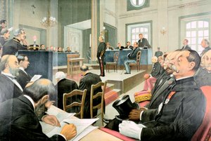 Albert Dreyfus perújítása, Rennes, Franciaország, 1899 alkotó: Unbekannt