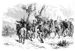 Az abesszin foglyok visszatérése, 1880 alkotó: Unbekannt