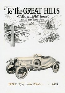 Riley MPH kétüléses sport, 1920-as évek alkotó: Unbekannt