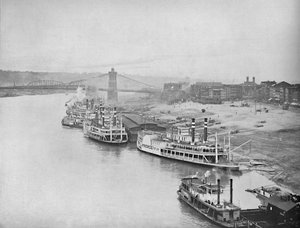 River Front, Cincinnati, Ohio, 1897. alkotó: Unbekannt
