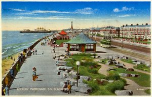 Rockery Promenade, Blackpool, Lancashire, 1940 alkotó: Unbekannt