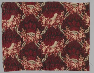 Hengernyomott pamuttextil, 19. század. alkotó: Unbekannt