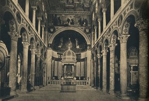 Roma – Szent Ágnes-bazilika a falakon kívül a Nomentana utcában, 1910 alkotó: Unbekannt