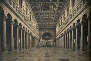 Roma – Szent Pál-bazilika a falakon kívül, 1910 alkotó: Unbekannt